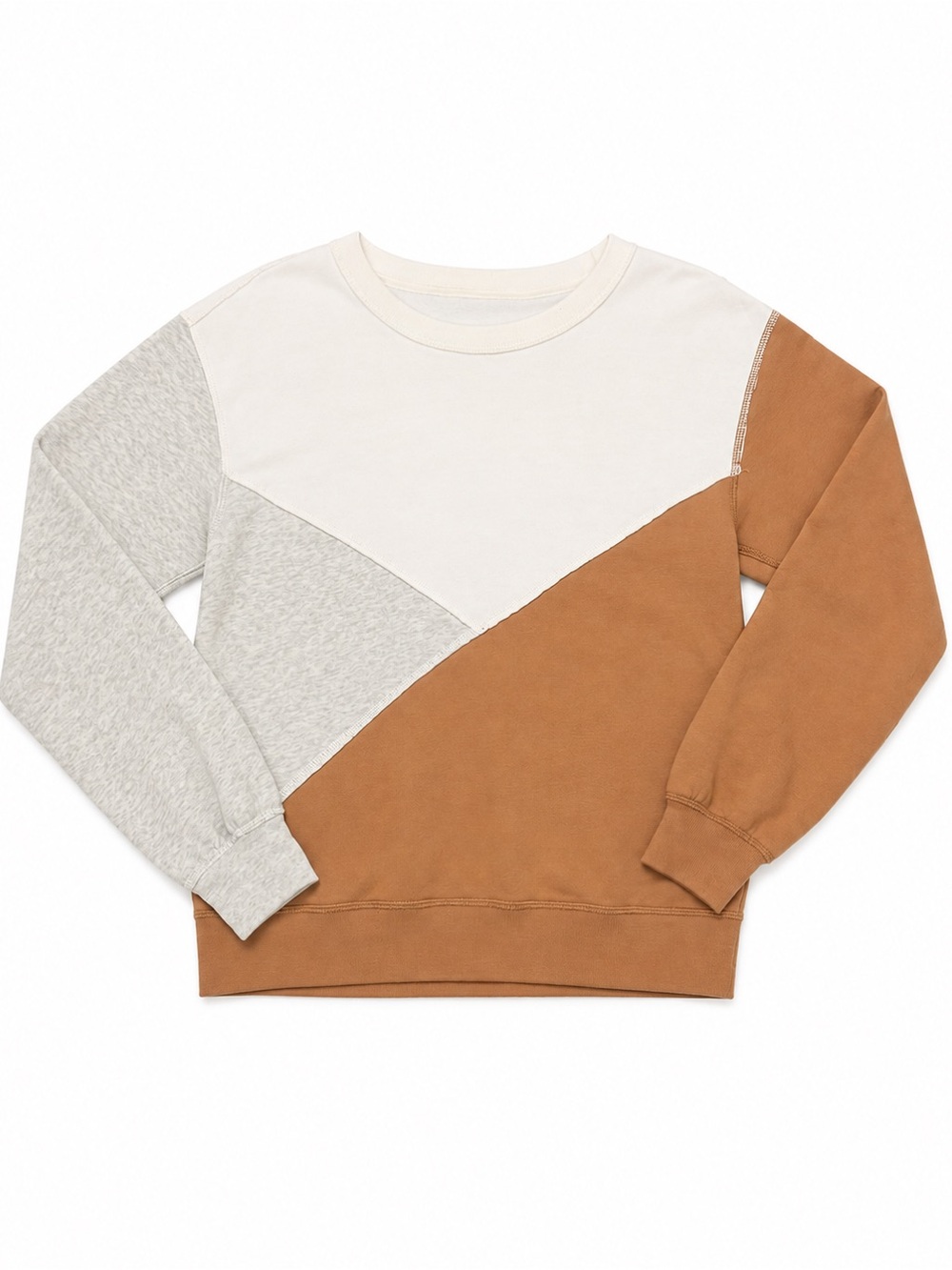 Abercrombie & Fitch Soft A&F Colorblock Sweatshirt Crewneck size XS